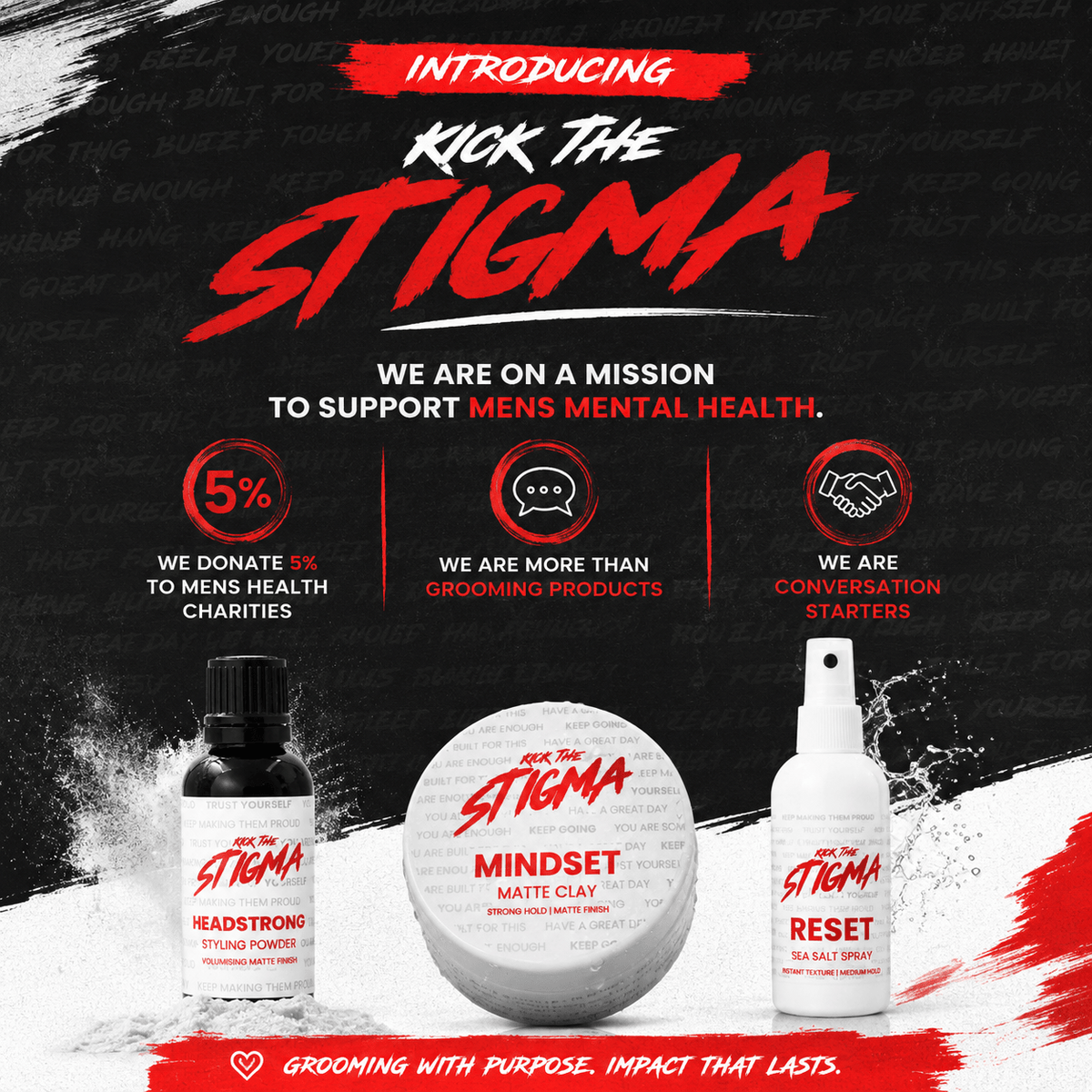 Kick The Stigma: The Men's Grooming Brand Built on Mental Health - Kick The Stigma