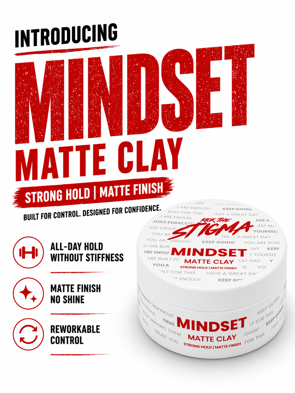 Mindset Matte Clay - Kick The Stigma
