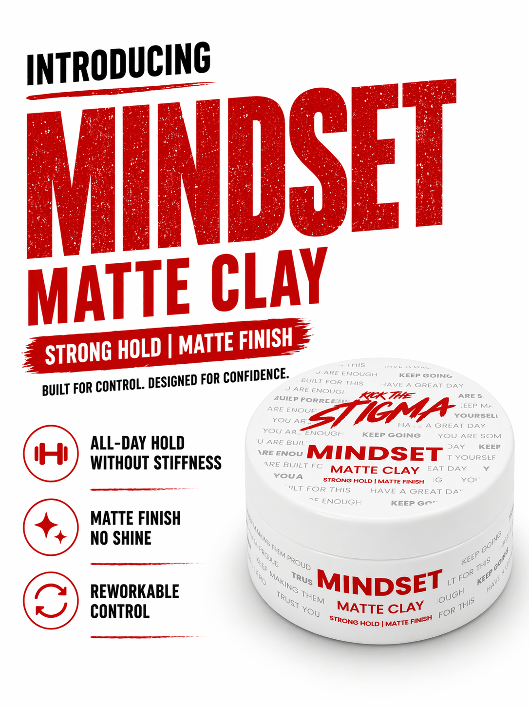 Mindset Matte Clay - Kick The Stigma